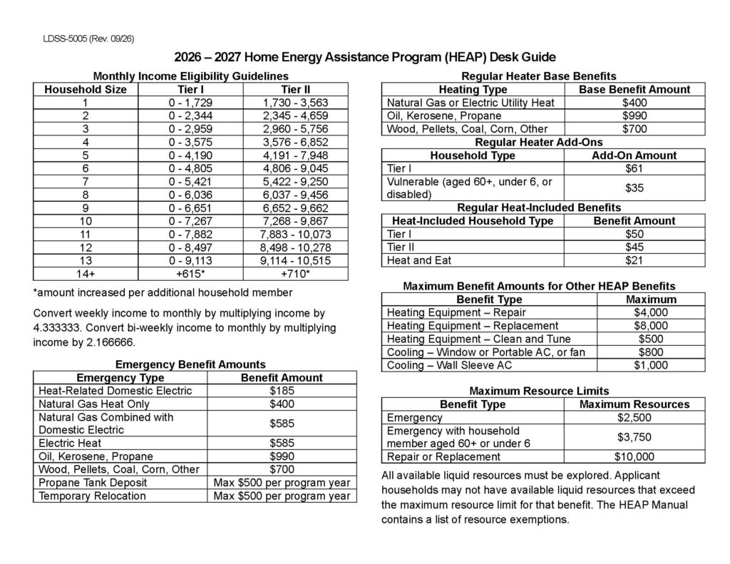 HEAP 2026 Desk Guide Page 1 of 2 (Click For PDF Download)